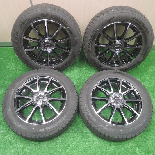 [送料無料]バリ溝！9.5分以上★スタッドレス 175/65R15 グッドイヤー アイスナビ6 SCHNEIDER ATECH シュナイダー 15インチ PCD100/4H★3070301SYス