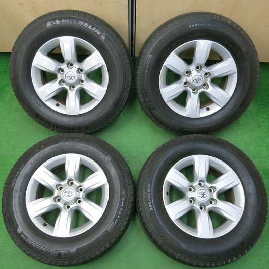 *送料無料* キレイ★トヨタ 150系 ランクル プラド 純正 265/65R17 ミシュラン LATITUDE TOUR PCD139.7/6H★4022603イノ