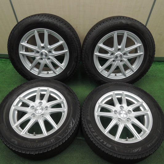 *送料無料*超バリ溝！22年！キレイ！ほぼ10分★スタッドレス 205/60R16 ブリヂストン ブリザック VRX3 ECO FORME エコフォルム 16インチ PCD114.3/5H★3120218HAス