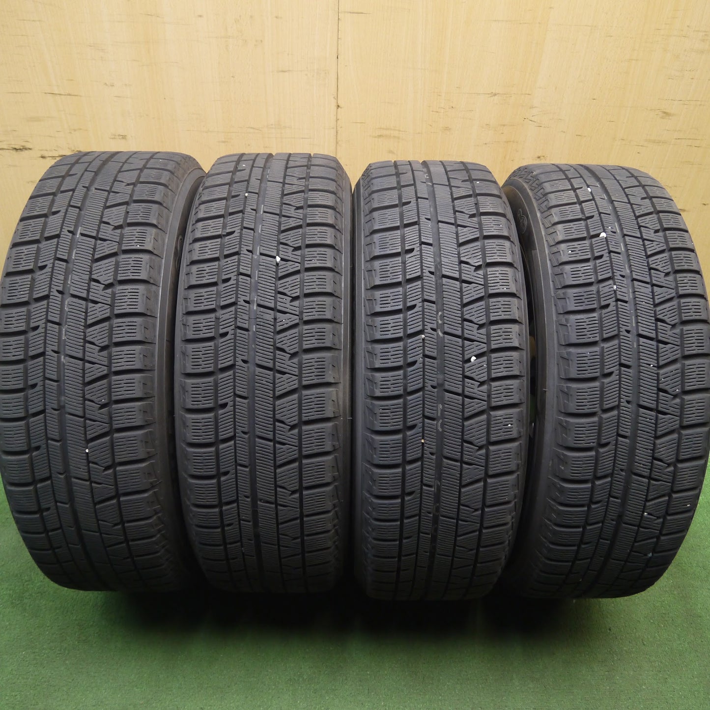 [送料無料]バリ溝！19年！キレイ！9.5分★スタッドレス 205/60R16 ヨコハマ アイスガード iG50 プラス RiZLEY ライツレー 16インチ PCD114.3/5H★3080904Hス