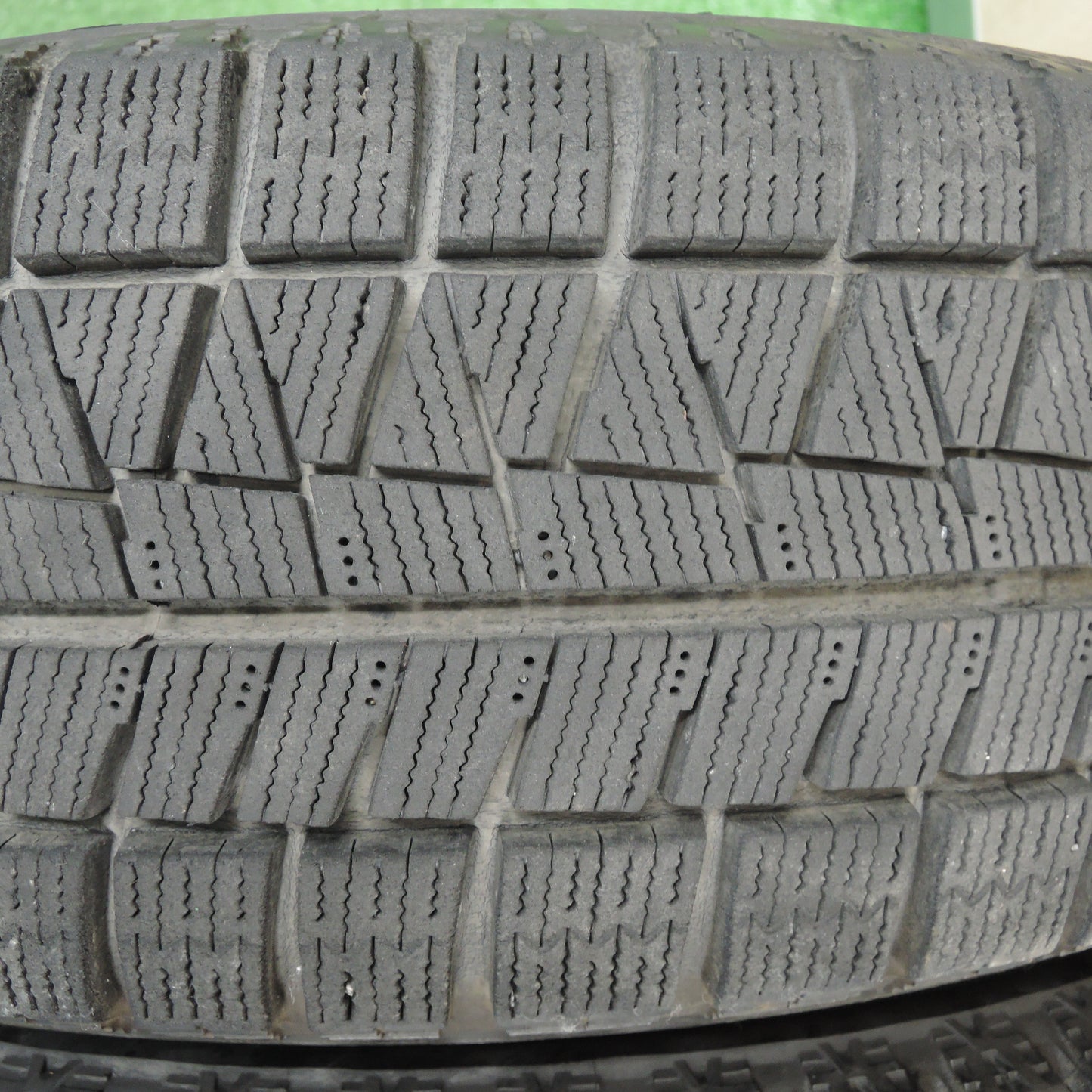 *送料無料*バリ溝！9.5分★スズキ パレット 純正 165/55R14 スタッドレス ブリヂストン ブリザック REVO GZ PCD100/4H★3121311TNス