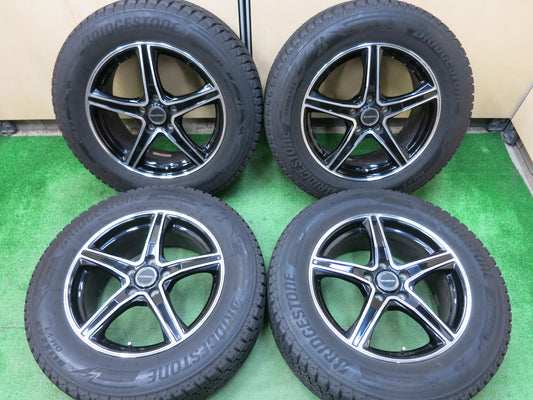 [送料無料]バリ溝！19年！キレイ！8.5分★スタッドレス 225/65R17 ブリヂストン ブリザック DM-V3 BALMINUM バルミナ 17インチ PCD114.3/5H★3020105ヒス