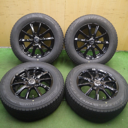 *送料無料* バリ溝！20年！キレイ！8.5分★スタッドレス 195/65R15 ブリヂストン ブリザック VRX2 PREO プレオ 15インチ PCD114.3/5H★4021905Hス