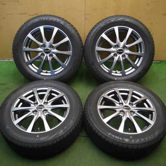 *送料無料*バリ溝！キレイ！9分★スタッドレス 185/60R15 ブリヂストン ブリザック VRX2 Exceeder エクシーダー 15インチ PCD100/4H★3122706Hス