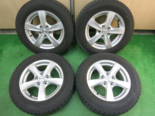 [送料無料]バリ溝！19年！9.5分★スタッドレス 185/65R14 AGA ダンロップ ウインターマックス WM02 PCD100/5H カリーナ カルディナ コロナ等★3031103ヒス