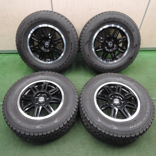 *送料無料* バリ溝！9.5分★ジープ ラングラー 純正 OP 265/65R17 スタッドレス グッドイヤー ラングラー IP/N 17インチ PCD127/5H★4030503TNス