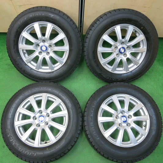 *送料無料*バリ溝！22年！キレイ！ほぼ10分★スタッドレス 215/65R16 グッドイヤー アイスナビ7 JENEIGE 16インチ PCD114.3/5H★3121909イス