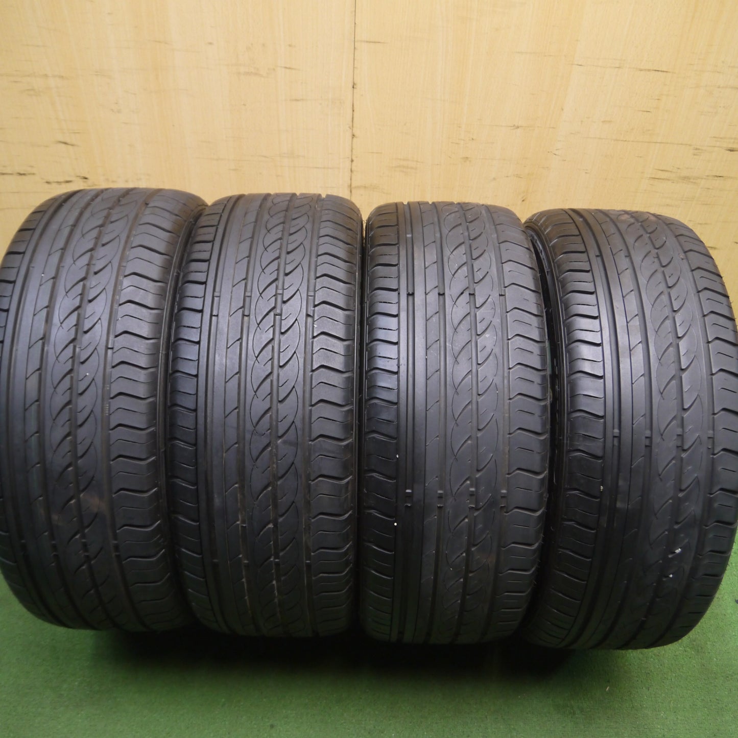 *送料無料* バリ溝！キレイ！ほぼ10分★ベンツ Cクラス W205 C205 純正 225/40R18 ジョイロード SPORT RX6 18インチ PCD112/5H★4022107Hノ