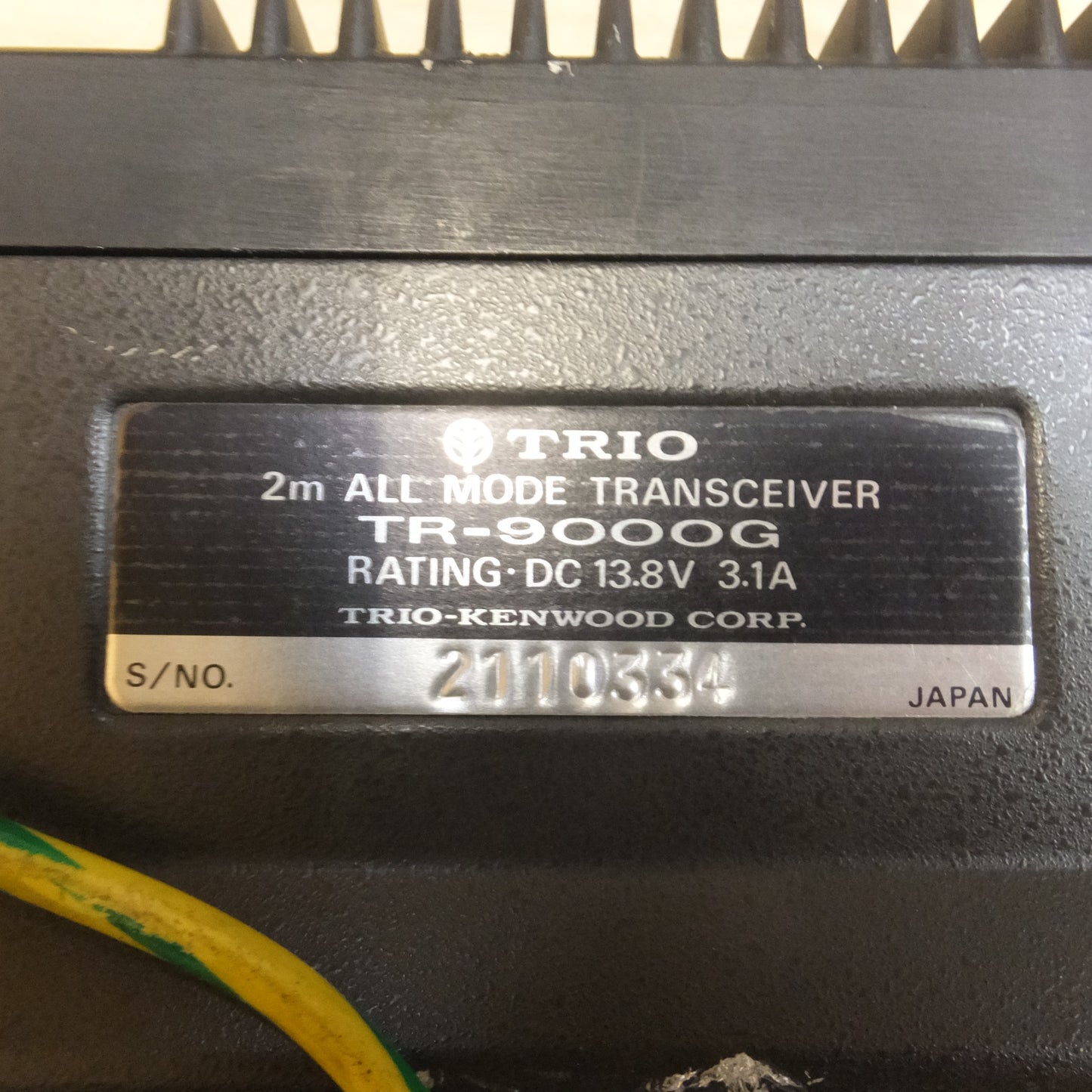 [送料無料] 現状品★ケンウッド TRIO トランシーバー 無線機 2m ALL MODE TRANSCEIVER TR-9000G　DC13.8V 3.1A★