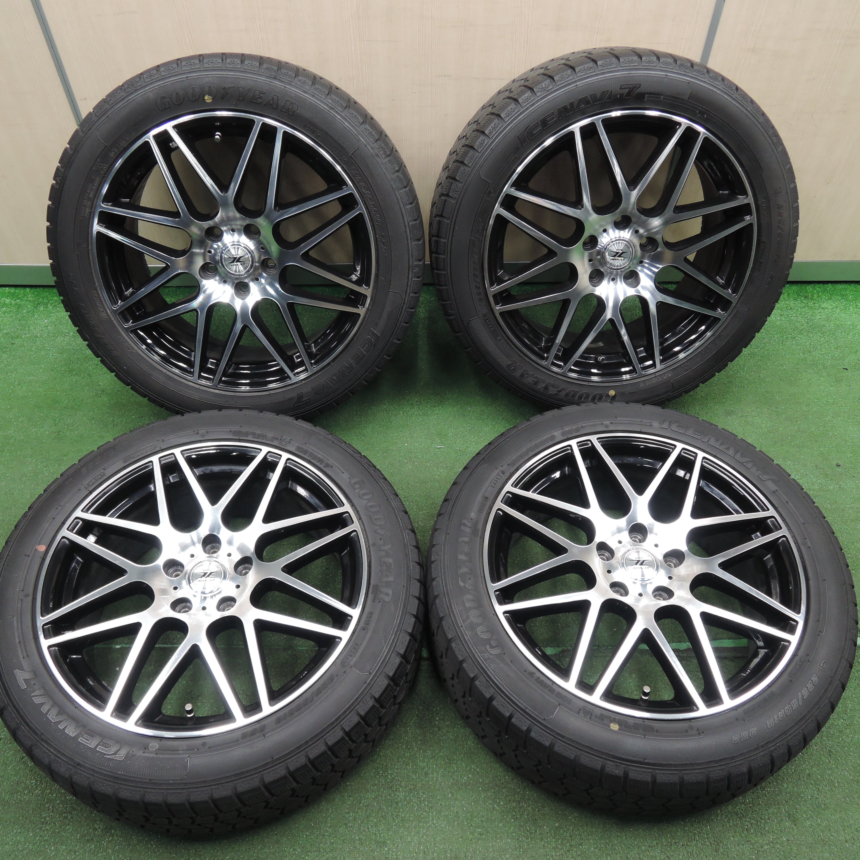 *送料無料*キレイ★スタッドレス 225/50R18 グッドイヤー アイスナビ7 D.O.S. ADULAⅡ DOS 18インチ  PCD114.3/5H★4010704TNス