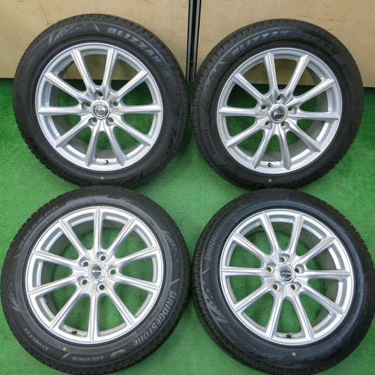 *送料無料*バリ溝！21年！キレイ！ほぼ10分★スタッドレス 235/50R18 ブリヂストン ブリザック VRX3 ECO FORME エコフォルム 18インチ PCD114.3/5H★3112704イス