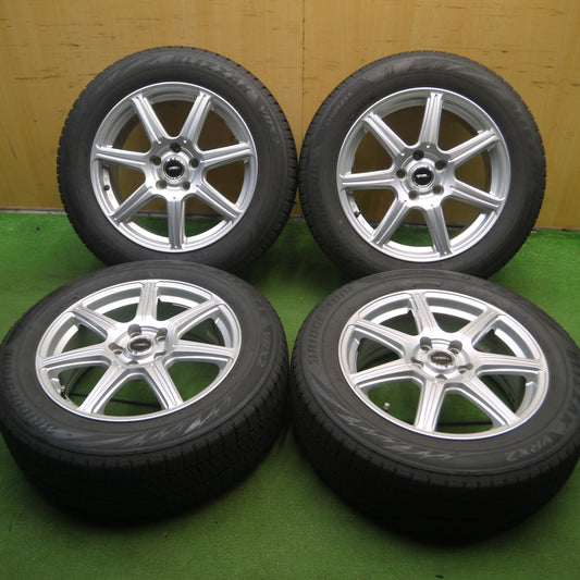 *送料無料* キレイ★スタッドレス 215/60R17 ブリヂストン ブリザック VRX2 TOPRUN トップラン 17インチ PCD114.3/5H★4022105Hス