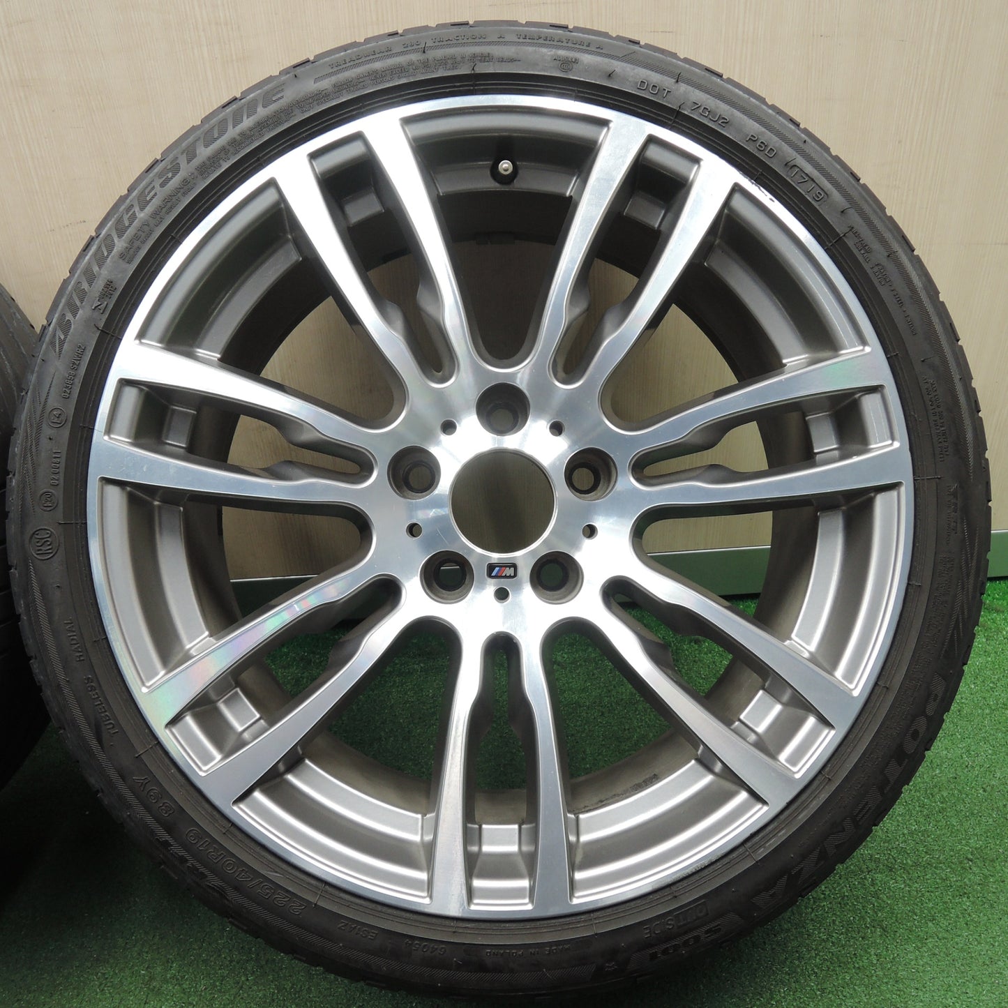 *送料無料* 4本価格★BMW F30 F31 3シリーズ Mスポーツ 純正 OP 225/40R19 255/35R19 ブリヂストン ポテンザ S001 PCD120/5H★4022302NJノ