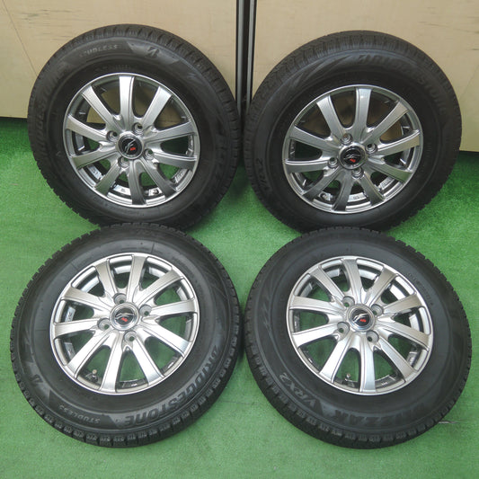 *送料無料*バリ溝！21年！キレイ！8.5分★スタッドレス 145/80R13 ブリヂストン ブリザック VRX2 Fang ファング 13インチ PCD100/4H★3122703SYス