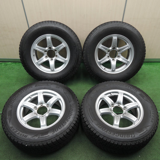 *送料無料*バリ溝！キレイ！9.5分★スタッドレス 265/65R17 ブリヂストン ブリザック DM-V3 社外 アルミ 17インチ PCD139.7/6H★4010908TNス