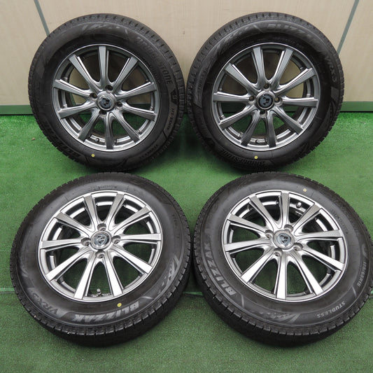 *送料無料*バリ溝！22年！キレイ！9.5分★スタッドレス 175/65R15 ブリヂストン ブリザック VRX3 Claire クレール 15インチ PCD100/4H★3121809TNス