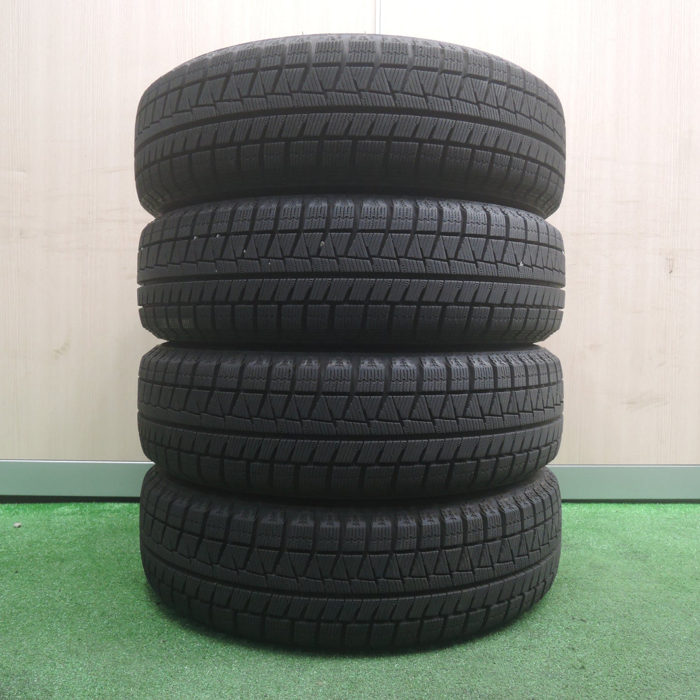 *送料無料*バリ溝！21年！キレイ！9分★スタッドレス 155/65R14 ブリヂストン アイスパートナー2 PREO プレオ 14インチ PCD100/4H★3110801NJス