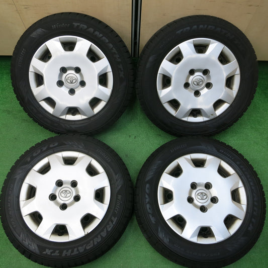 *送料無料*バリ溝！19年！9.5分★トヨタ 70系 ノア ヴォクシー 純正 スチール 195/65R15 スタッドレス トーヨー ウインター トランパス TX PCD114.3/5H★3120905イス