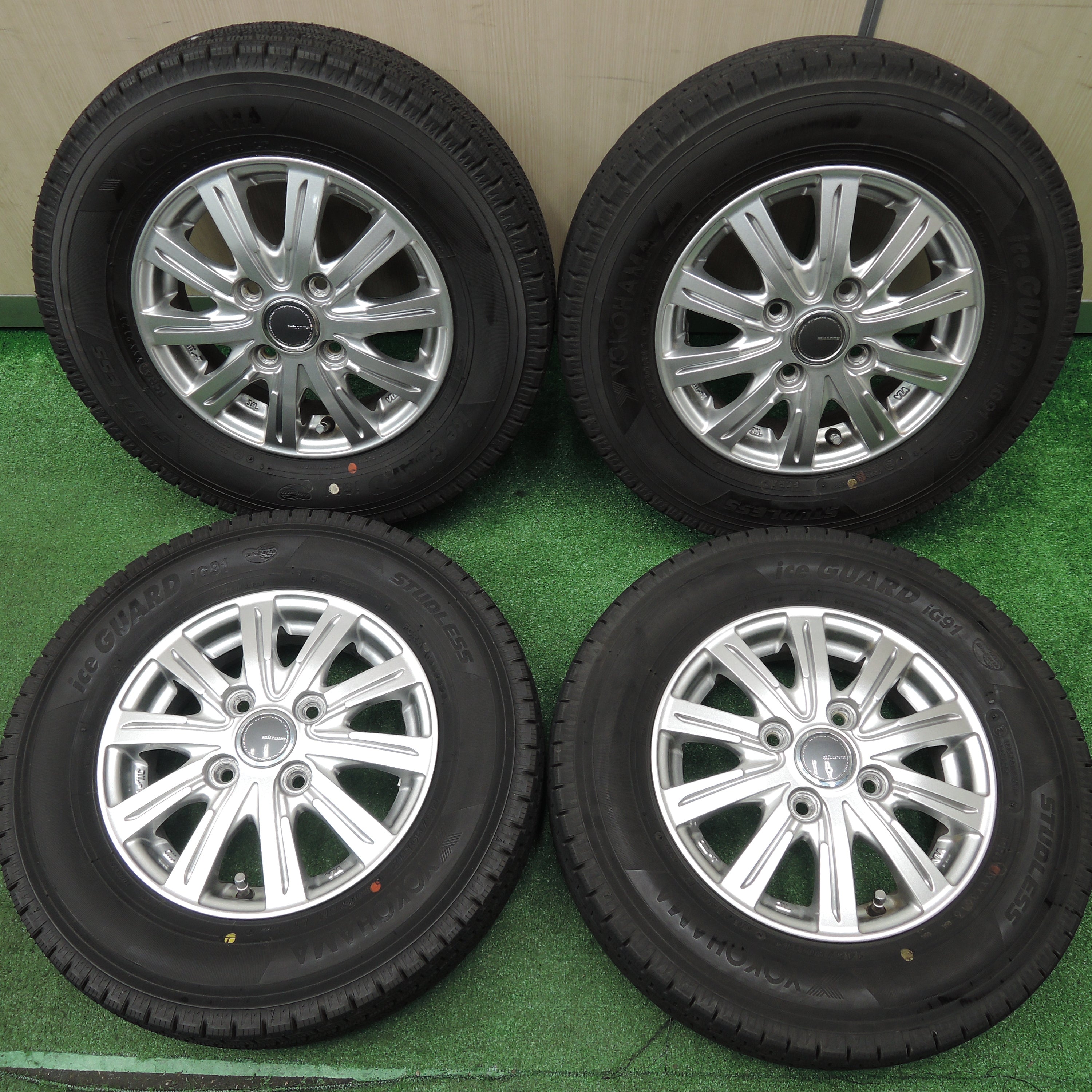 ヨコハマアイスガードig91 145/80R12 おいしく 86/84N 2本送料込