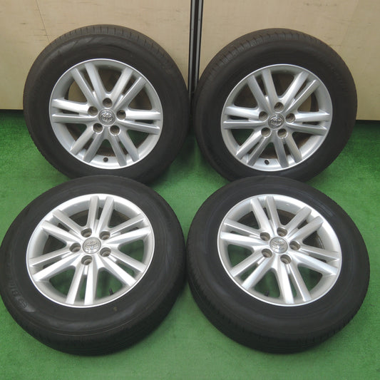 *送料無料* バリ溝！キレイ！8.5分★トヨタ マークX 純正 215/60R16 ヨコハマ BluEarth-A 16インチ PCD114.3/5H★4022108SYノ