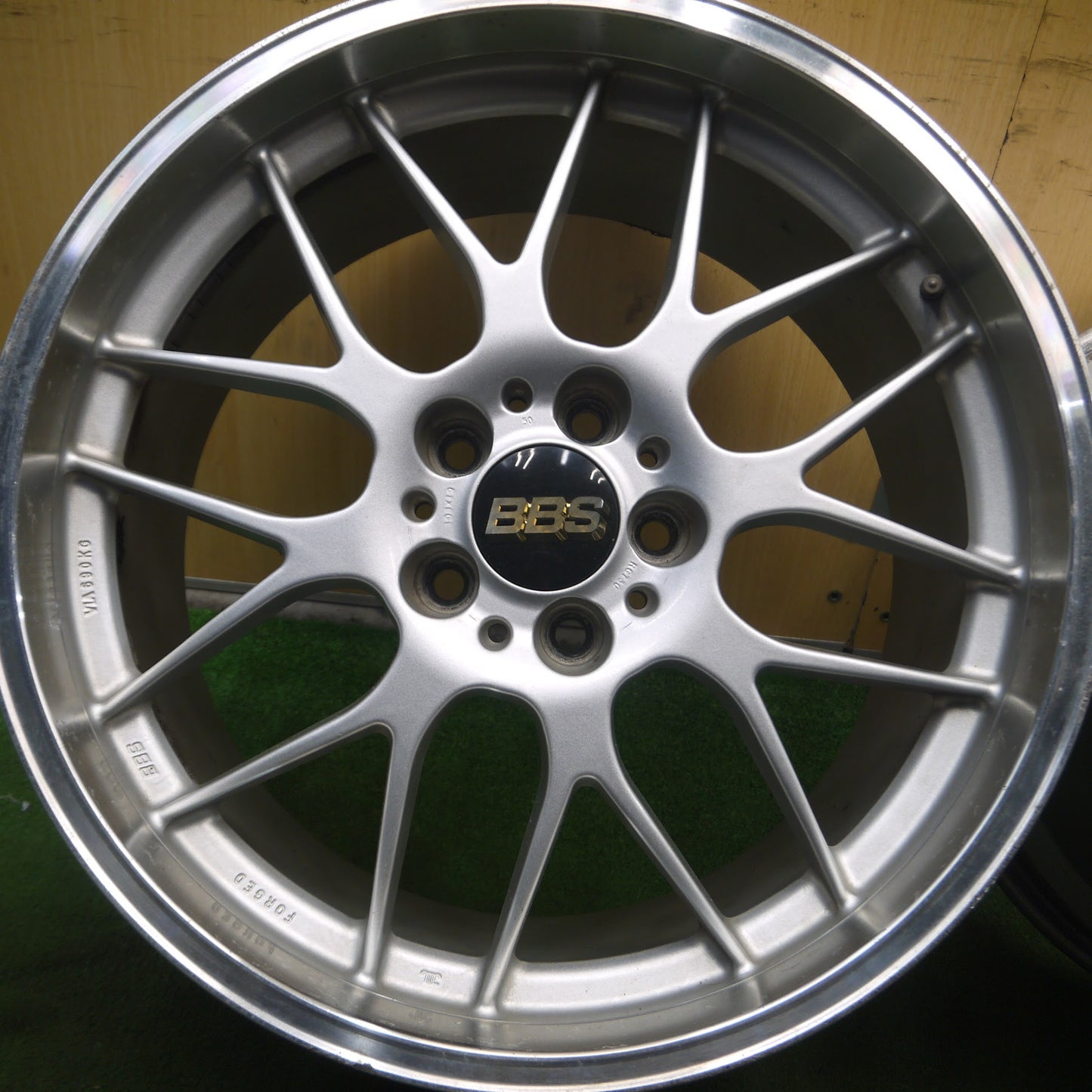 [送料無料]4本価格★BBS RG730 / RG727 鍛造 ホイール 19インチ 19×8.5J 19×10J PCD114.3/5H★3101303Hホ