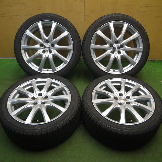 *送料無料*バリ溝！22年！キレイ！ほぼ10分★プリウス 86 BRZ等 215/45R17 スタッドレス ヨコハマ アイスガード iG60 ravrion RS01 ラブリオン PCD100/5H★4012210Hス