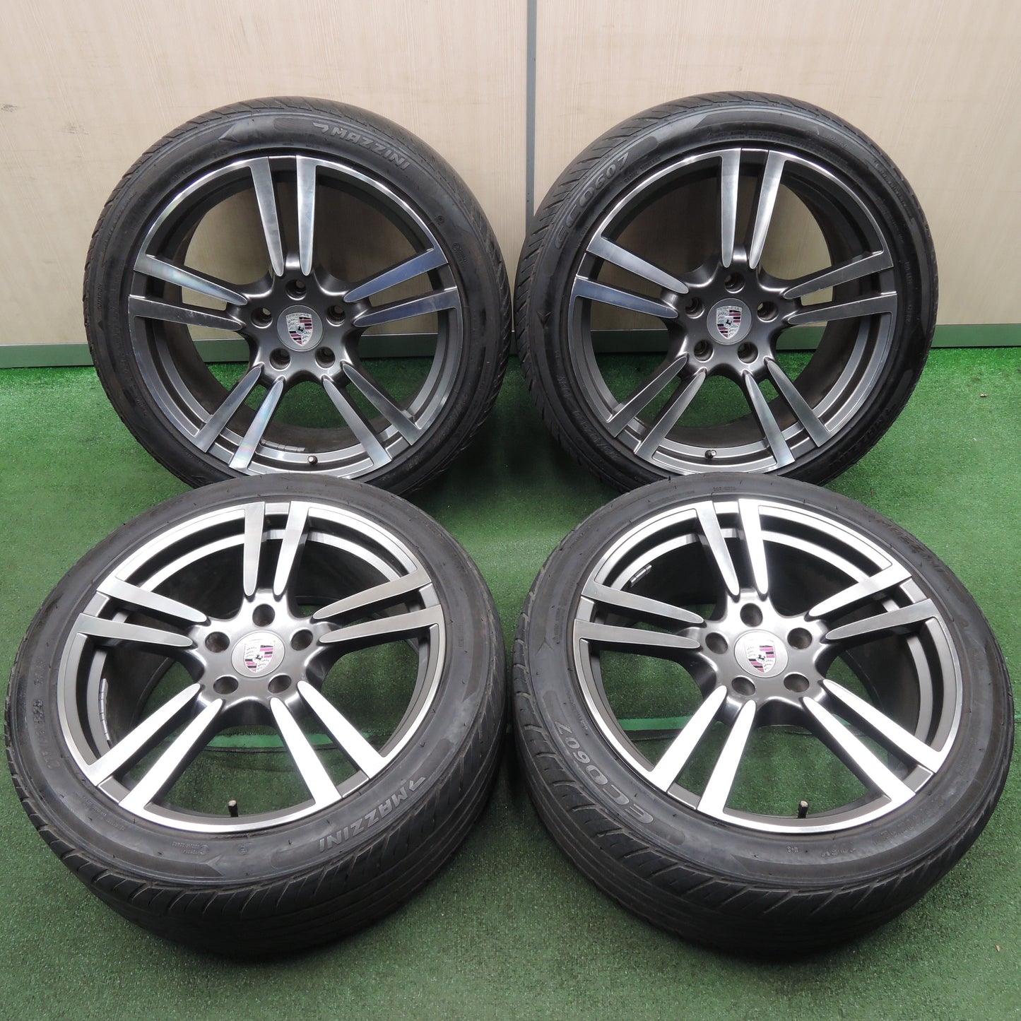 *送料無料*キレイ！20年★ポルシェ カイエン 純正 タイプ 275/40R20 マジーニ ECO 607 20インチ PCD130/5H★4012307NJノ