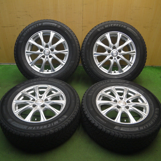 [送料無料] バリ溝！20年！キレイ★9.5分★スタッドレス 215/65R16 ミシュラン X-ICE SNOW JOKER ジョーカー PCD114.3/5H★3112801Hス