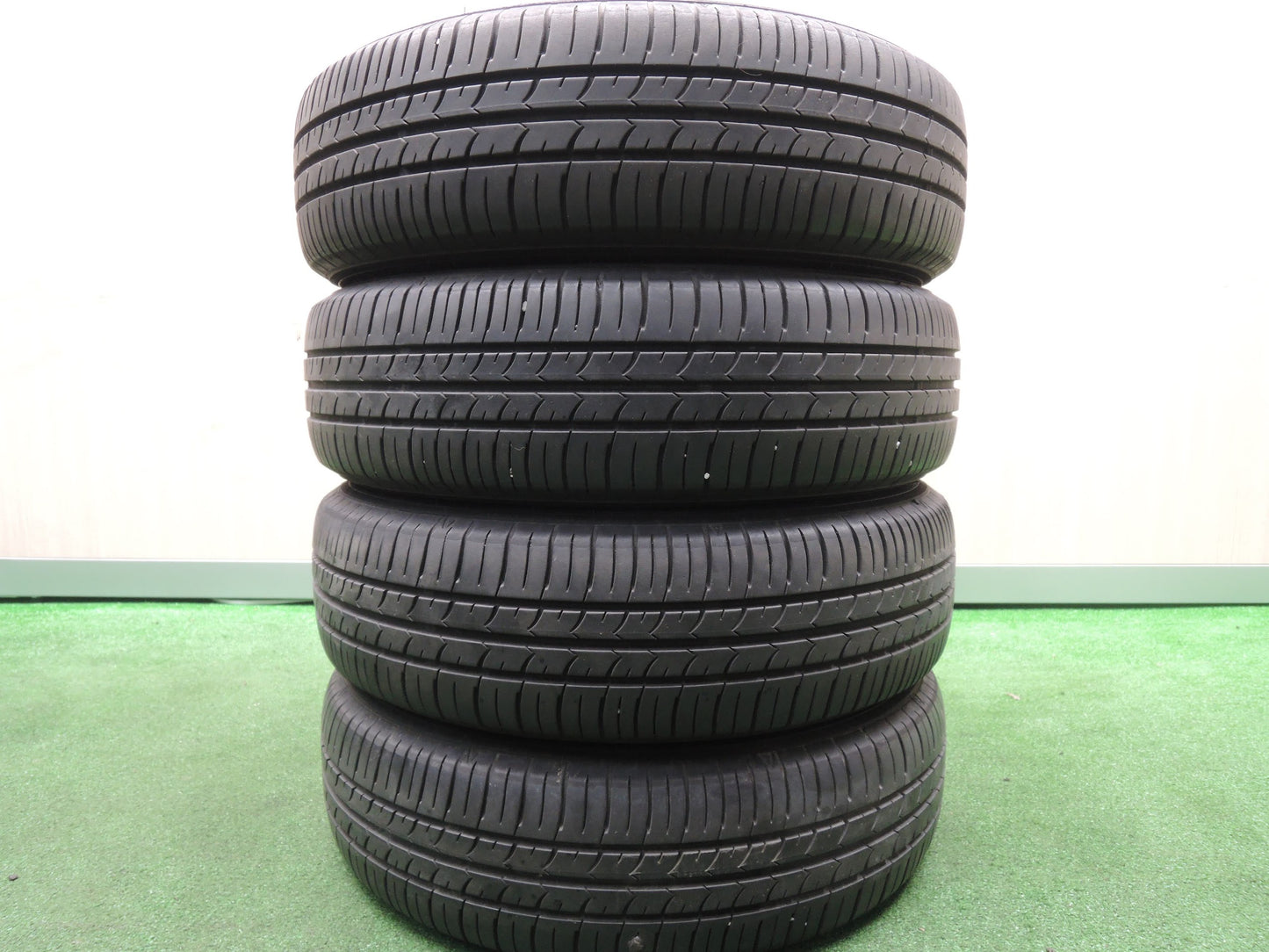 [送料無料]4本価格★ダイハツ ムーヴ ラテ 純正 155/65R14 グッドイヤー EfficientGrip ECO hybrid 14インチ PCD100/4H★3102903HAノ