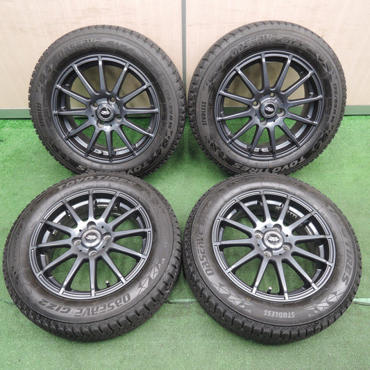 *送料無料*バリ溝！20年！キレイ！9分★スタッドレス 175/65R15 トーヨー オブザーブ GIZ2 TEAD テッド 15インチ PCD100/4H★3111703NJス