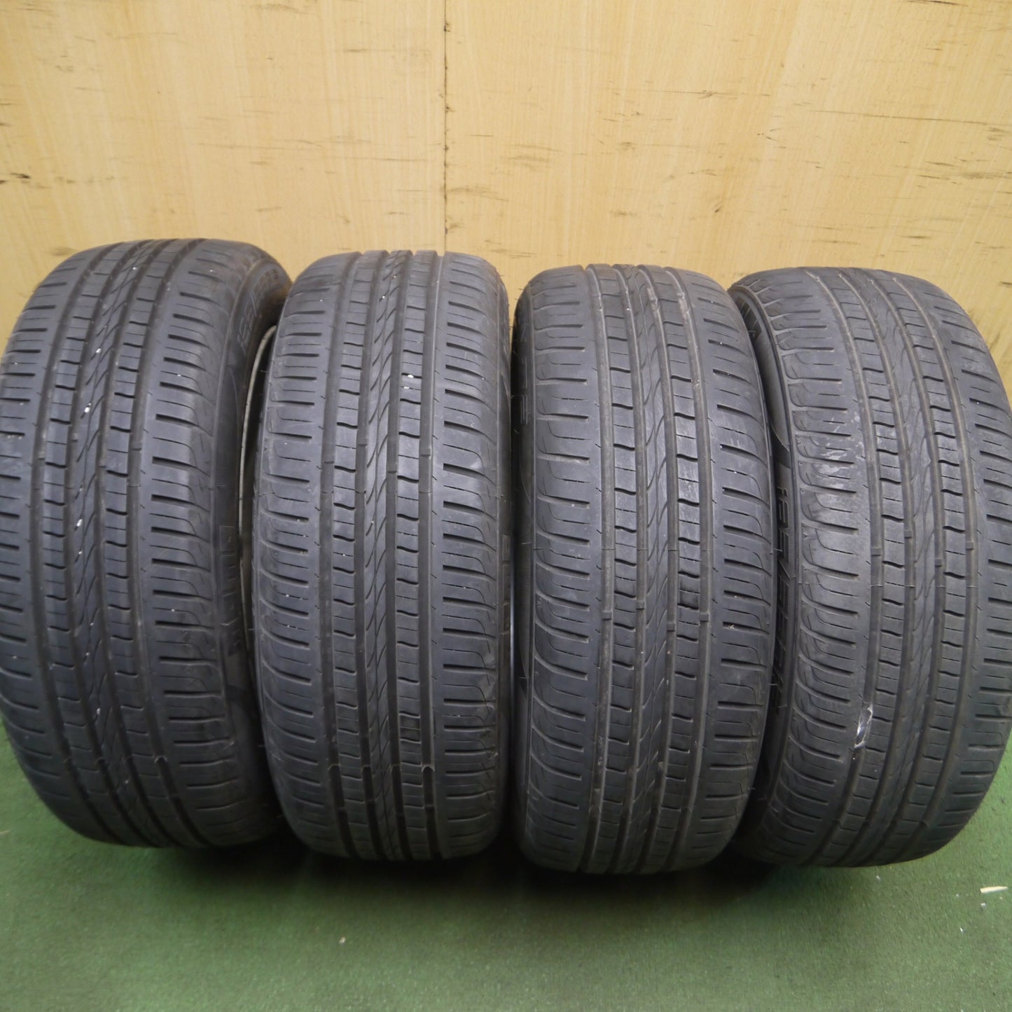 *送料無料*バリ溝！9.5分以上★BBS RJ382 185/55R15 モモ アウトラン M2 MOMO OUTRUN 15インチ PCD100/4H★4013107Hノ