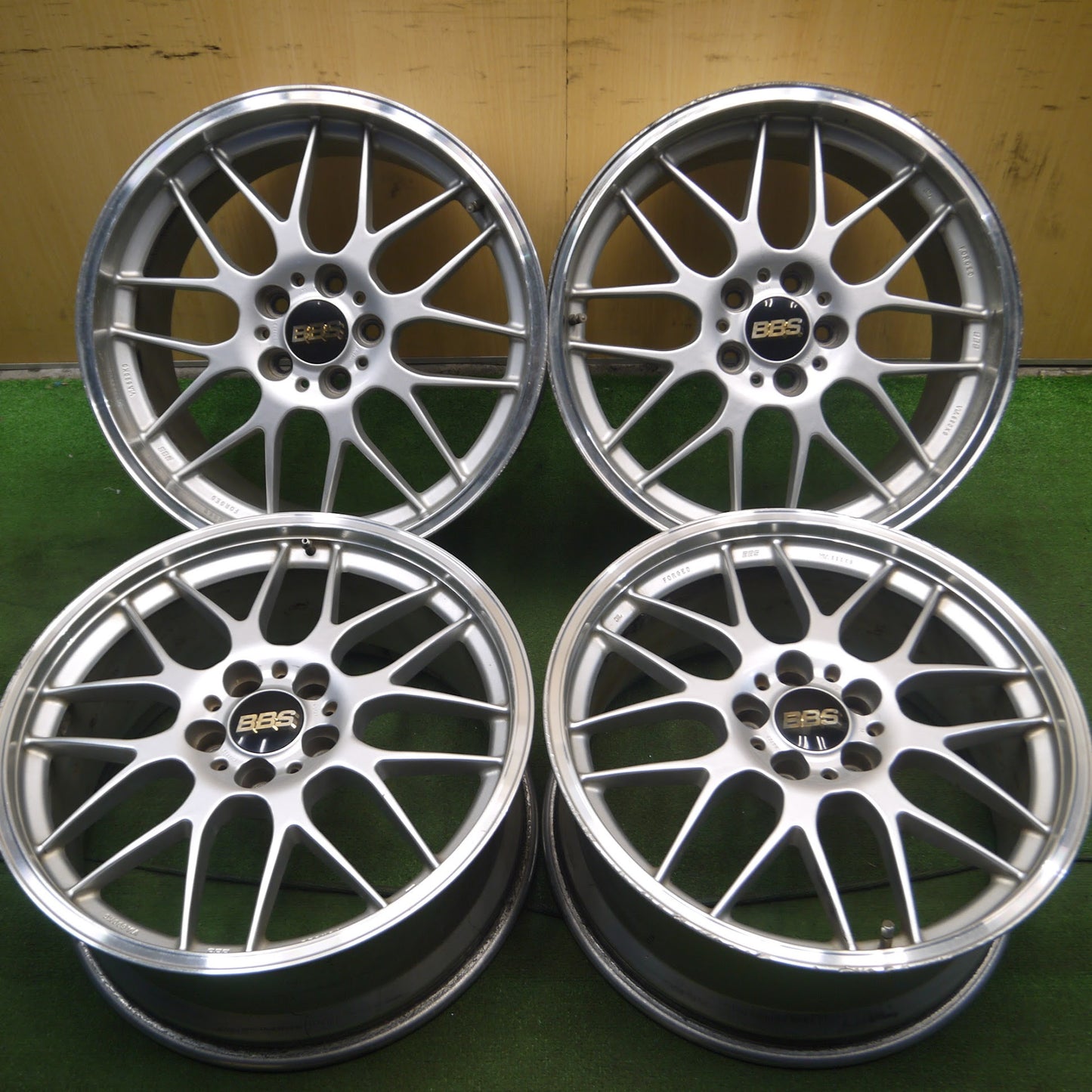 [送料無料]4本価格★BBS RG730 / RG727 鍛造 ホイール 19インチ 19×8.5J 19×10J PCD114.3/5H★3101303Hホ