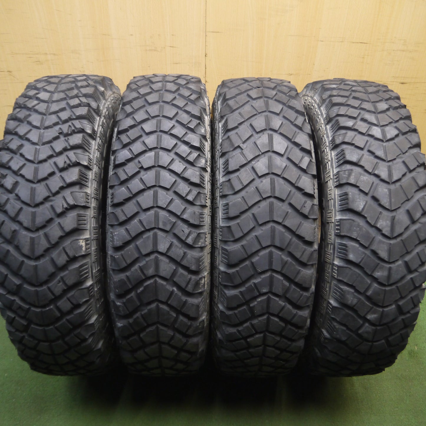 *送料無料*4本価格★スズキ ジムニー 純正 ENKEI 215/85R16 114/112L ヨコハマ ジオランダー M/T+ エンケイ PCD139.7/5H★4012212Hノ