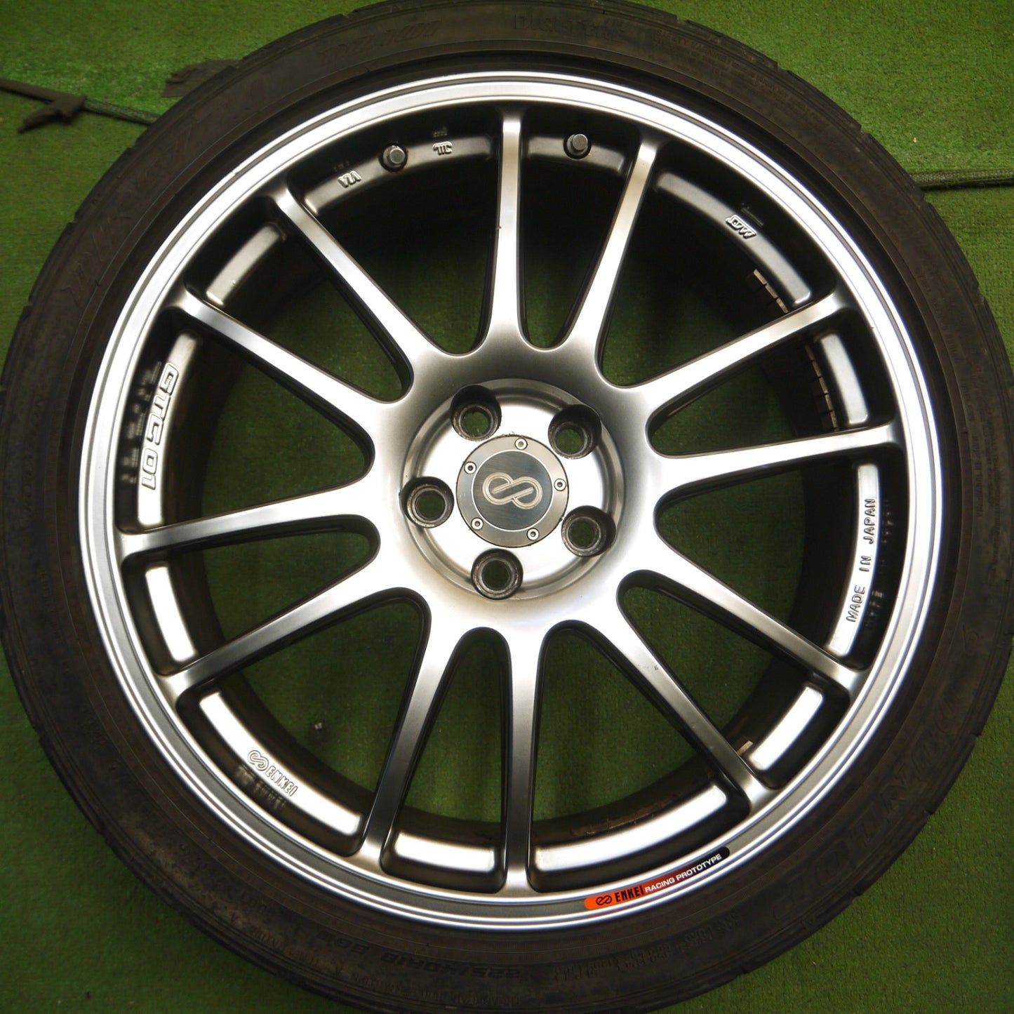 *送料無料* キレイ★86 BRZ等 ENKEI GTC01 225/40R18 ダンロップ ディレッツァ DZ101 LE MANS LM704 エンケイ PCD100/5H★4031304Hノ