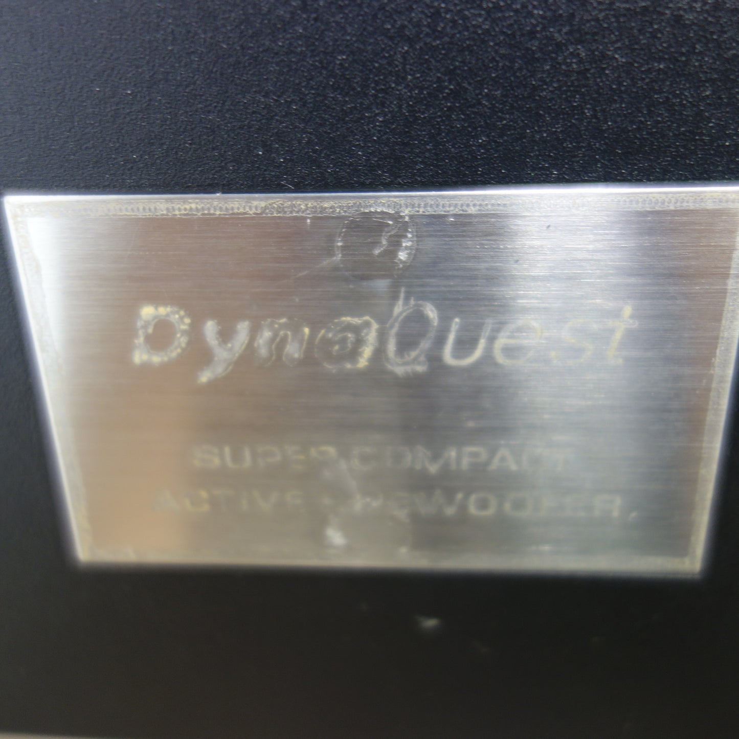 *送料無料*☆DynaQuest オートバックス 20cm SuperSlimActiveSubwoofer サブウーファー サブウーハー DQC-800B 現状品☆