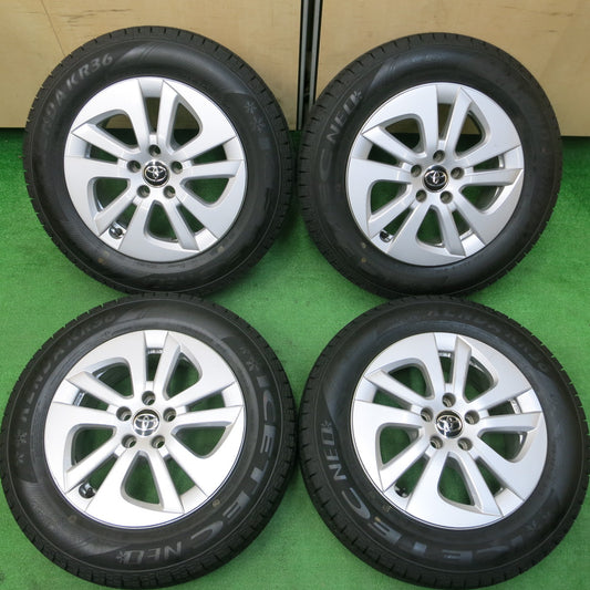 *送料無料*超バリ溝！22年！ほぼ10分★トヨタ 50系 プリウス 純正 195/65R15 スタッドレス ケンダ KR36 アイステック ネオ 15インチ PCD100/5H★3121902イス