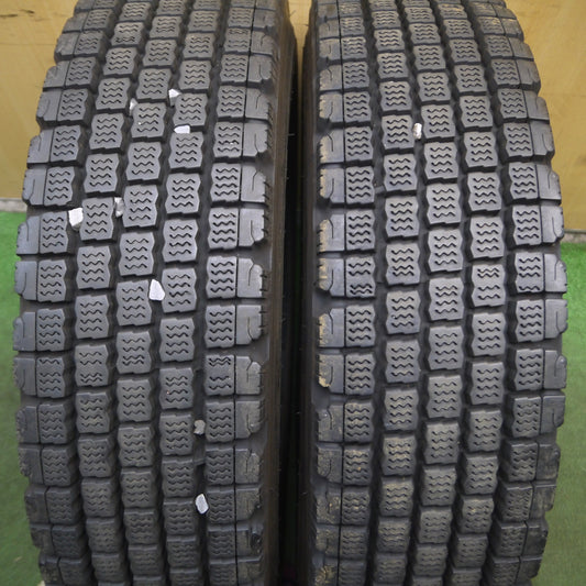 *送料無料* バリ溝！22年！8.5分★トラック タイヤ 225/80R17.5 123/122L スタッドレス ブリヂストン W910 17.5インチ★4022920KKスタ