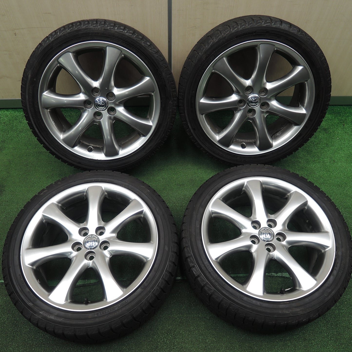 *送料無料*4本価格★トヨタ ウィッシュ 純正 215/45R17 スタッドレス ヨコハマ アイスガード iG50 17インチ PCD100/5H★3112706TNス