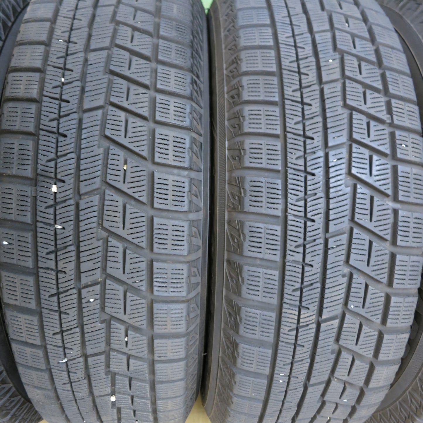 [送料無料]バリ溝！20年！キレイ！9.5分★スタッドレス 185/65R15 ヨコハマ アイスガード iG60 社外 アルミ 15インチ PCD100/4H★3061910Hス