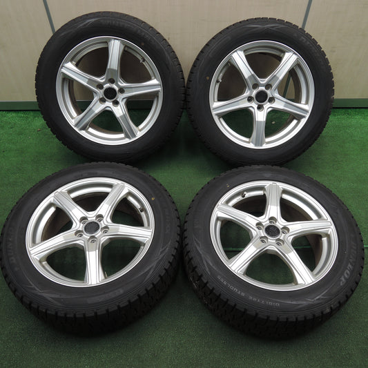 *送料無料*キレイ★XV等 225/55R17 スタッドレス ダンロップ ウインターマックス WM01 社外 アルミ 17インチ PCD100/5H★3121810TNス