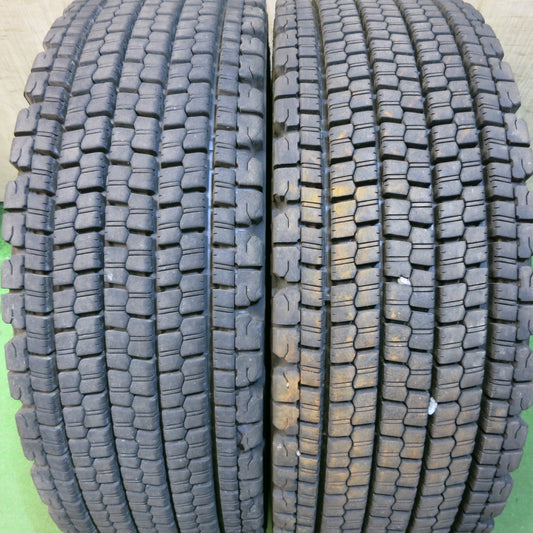 *送料無料*バリ溝！22年！8.5分★トラック タイヤ 265/70R19.5 140/138J スタッドレス ブリヂストン W900 19.5インチ★4013002クス