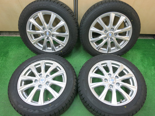 [送料無料]超バリ溝！22年！キレイ！ほぼ10分★スタッドレス 205/55R16 トーヨー ウインタートランパス TX NEXTA ネクスタ 16インチ PCD114.3/5H★3011001ヒス