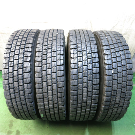 *送料無料* バリ溝！22年！9分★トラック タイヤ 225/80R17.5 123/122L スタッドレス ブリヂストン W910 17.5インチ★4020902クスタ