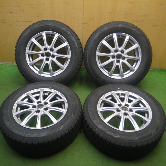 *送料無料* 超バリ溝！22年！キレイ！9.5分以上★プリウス等 195/65R15 スタッドレス ヨコハマ アイスガード iG60 MiLLOUS ミルアス 15インチ PCD100/5H★4022002Hス