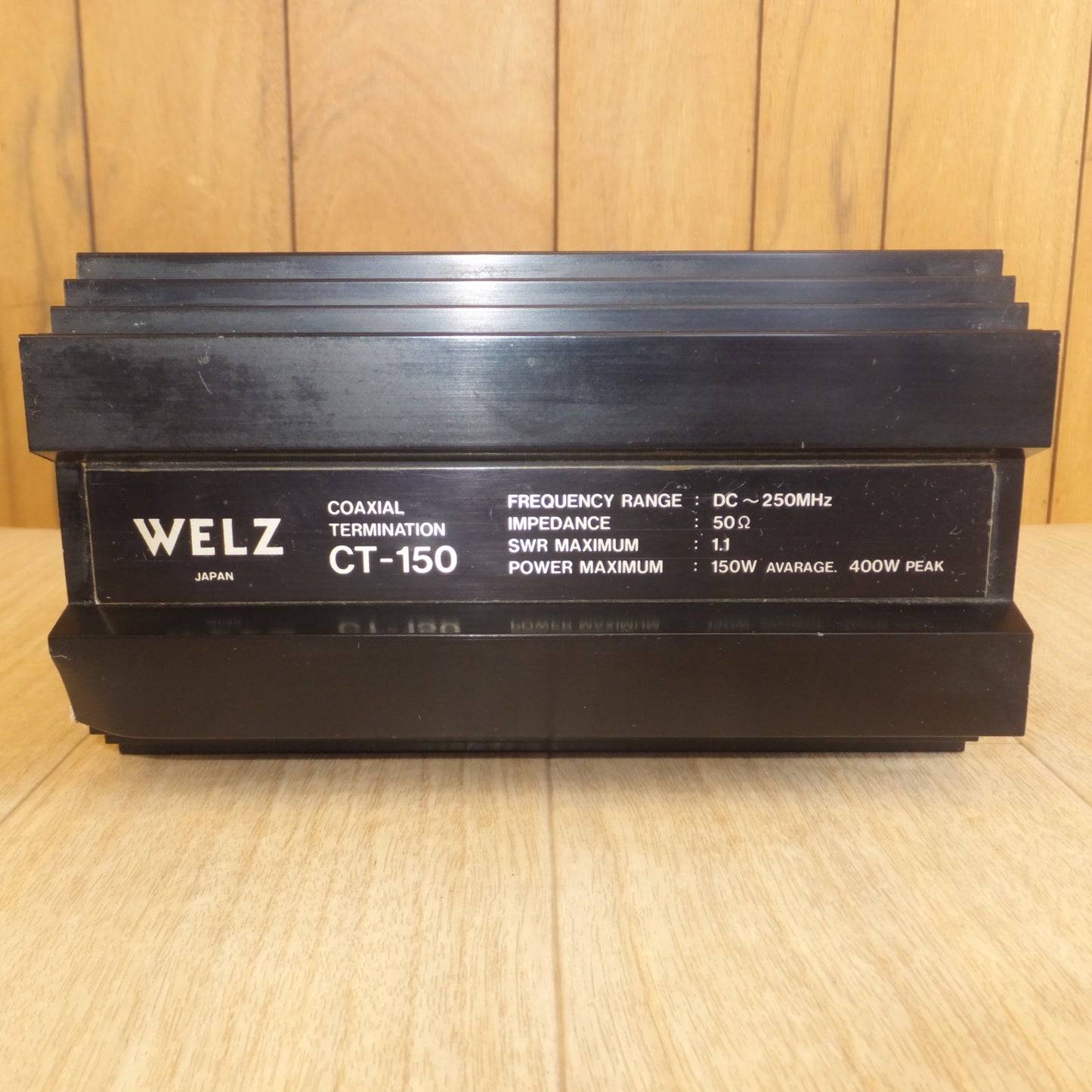 [送料無料] 現状品★ウエルツ WELZ ダミーロード COAXIAL TERMINATION CT-150　DC～250MHz 50Ω★