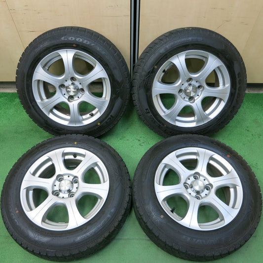 [送料無料]バリ溝！8.5分★スタッドレス 165/70R14 グッドイヤー アイスナビ6 ravrion ラブリオン 14インチ PCD100/4H★3080708イス