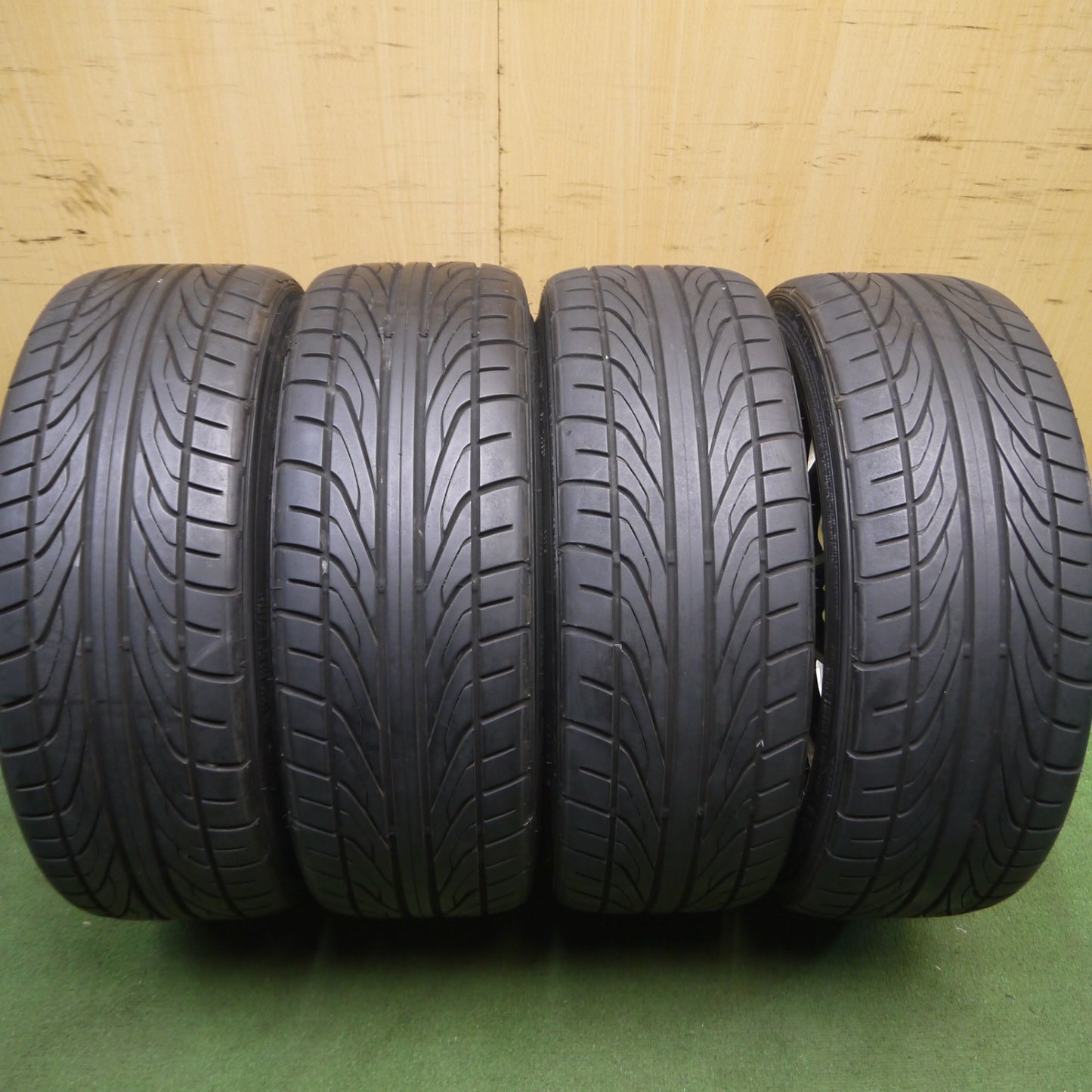 *送料無料* バリ溝！9分★WORK RIZALTADO 205/45R17 ダンロップ ディレッツァ DZ101 ワーク リザルタード 17インチ PCD100/4H★4031203Hノ