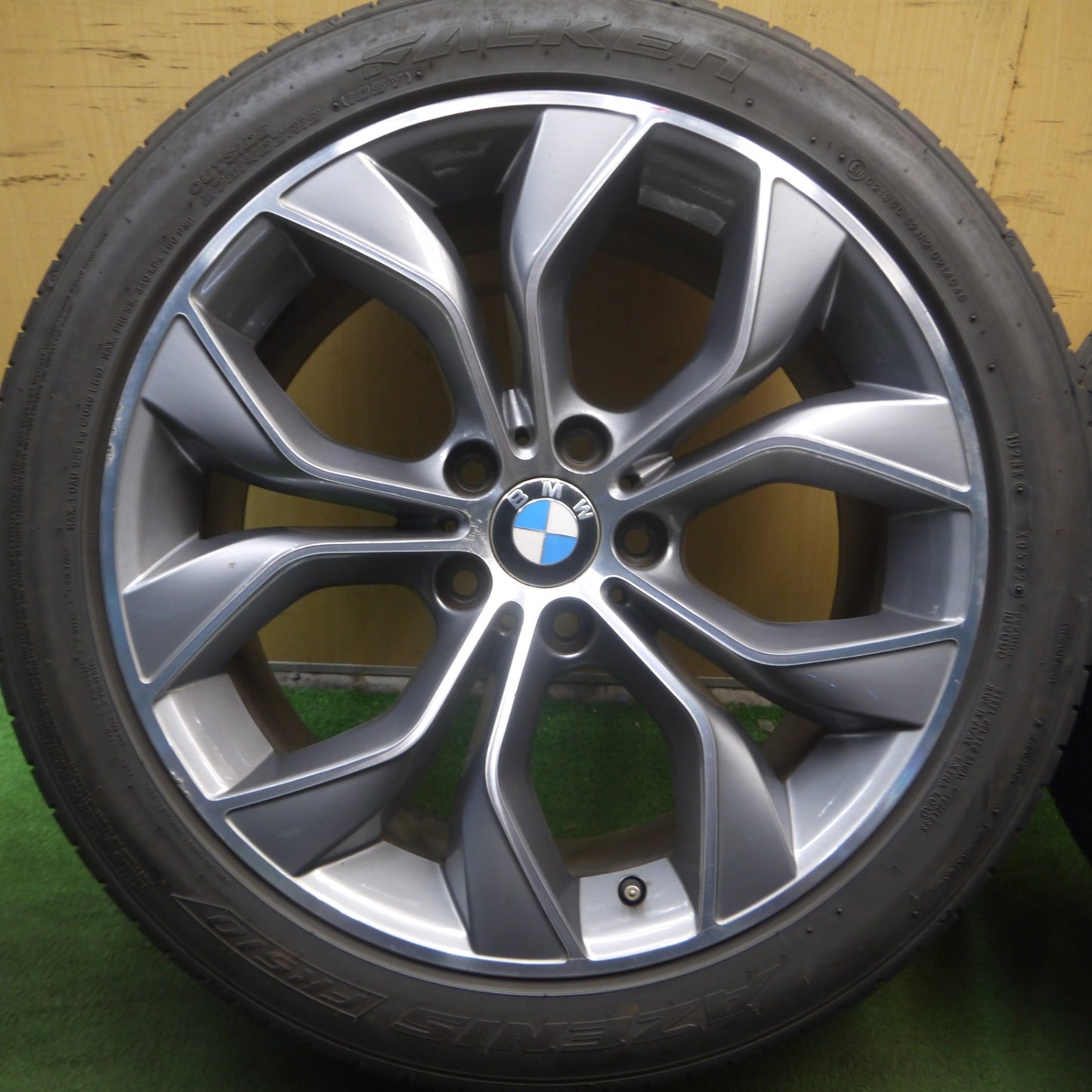 *送料無料* 4本価格！22年★BMW X3 F25 純正 OP 245/45R19 275/40R19 ファルケン アゼニス FK510 19インチ PCD120/5H★4020907Hノ