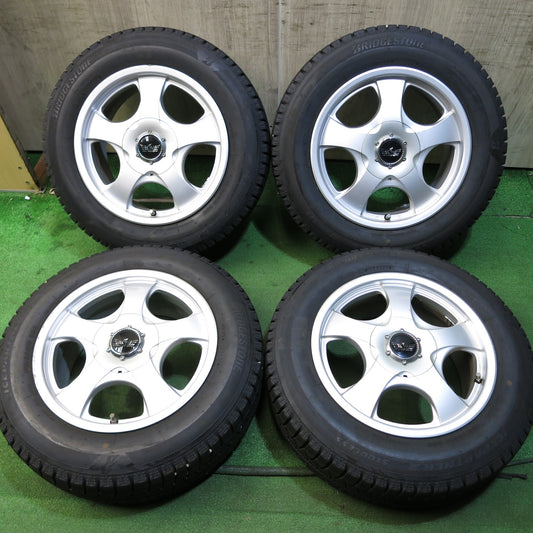 [送料無料]バリ溝！20年！キレイ！9.5分以上★スタッドレス 185/65R15 ブリヂストン アイスパートナー2 KHEET KOSEI 光生 PCD100 114.3/5H マルチ★3062010Hス