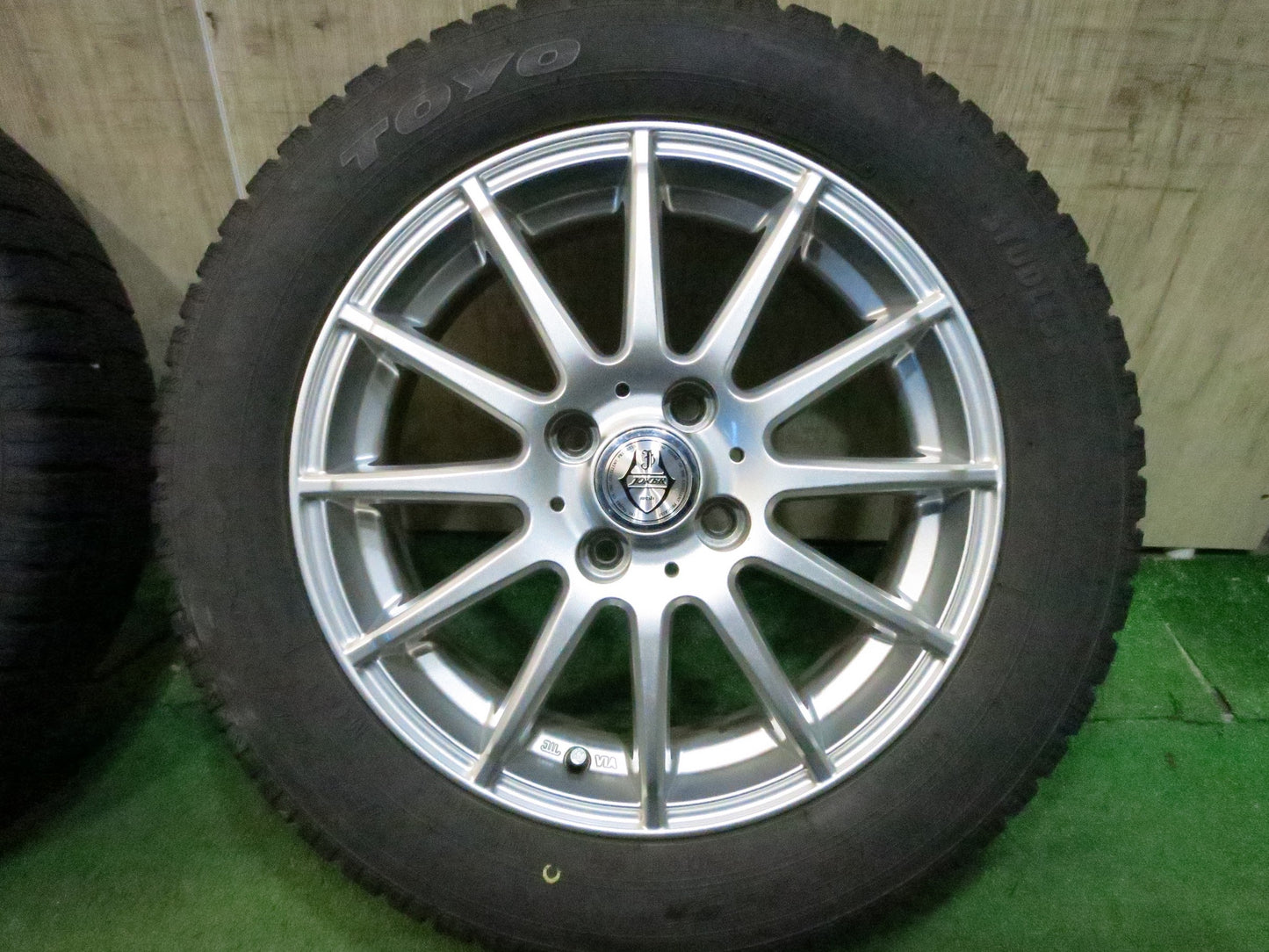 [送料無料]バリ溝！19年！キレイ！9分★スタッドレス 175/65R15 トーヨー ガリット G5 JOKER weds ジョーカー 15インチ PCD100/4H★3022805Hス